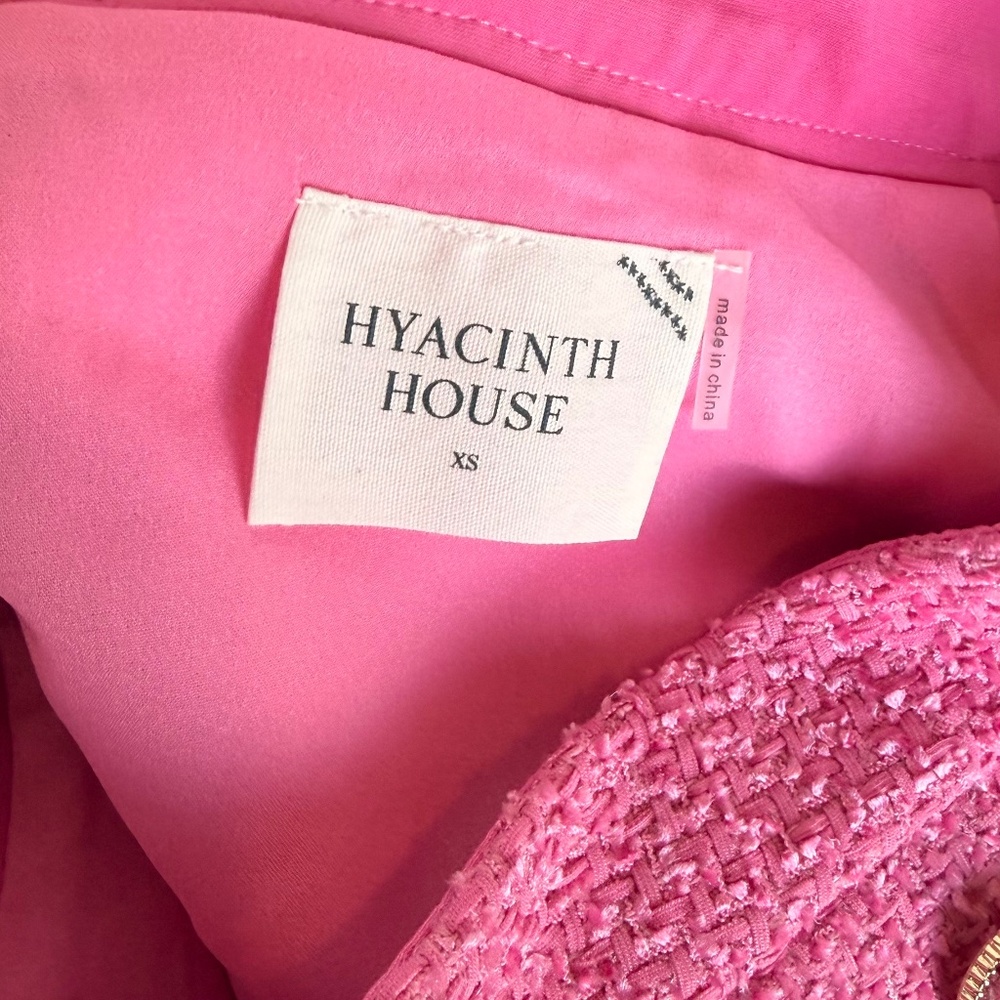 Tuckernuck Hyacinth House Pink Tweed Andi Mini Skirt - Picture 6 of 6